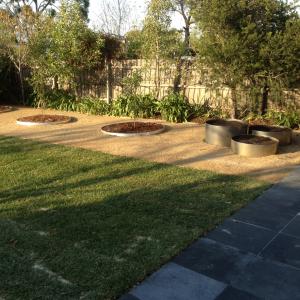 Backyard landscaping - Preston